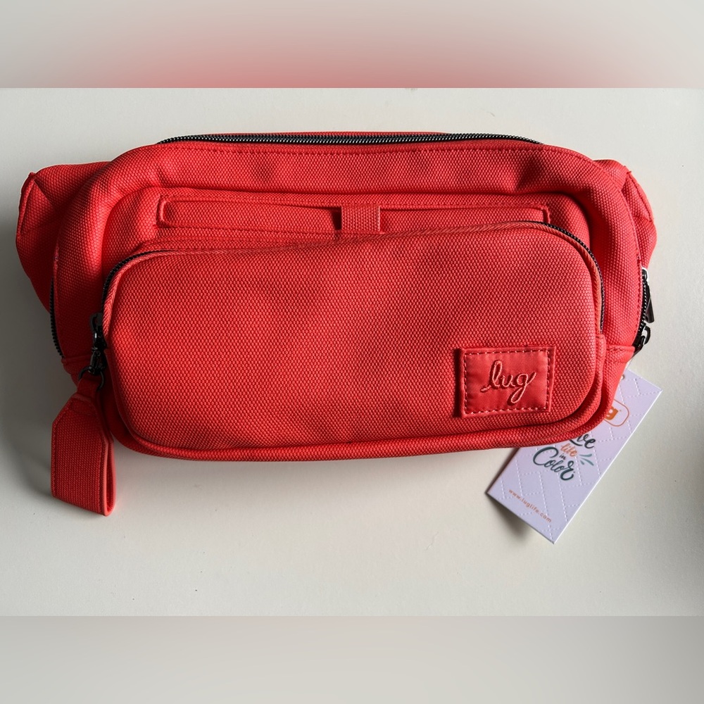 LUG VL HITCH BELT BAG MATTE LUXE PAPAYA ICEPOP NWT